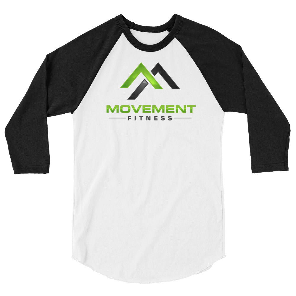 Movement Logo 3/4 sleeve raglan shirt